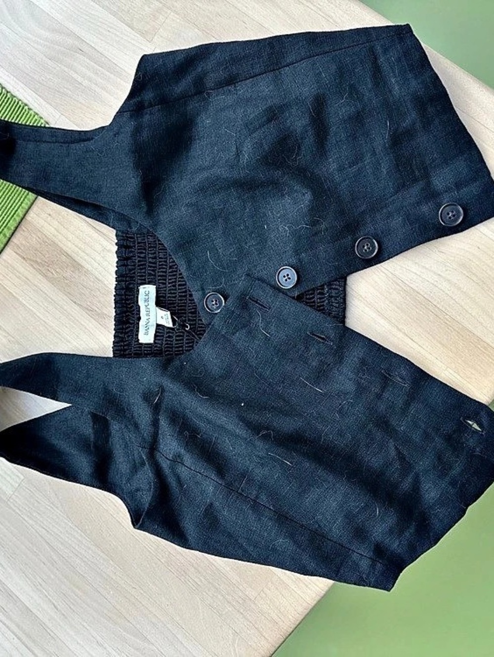 Banana republic cropped button up shirt